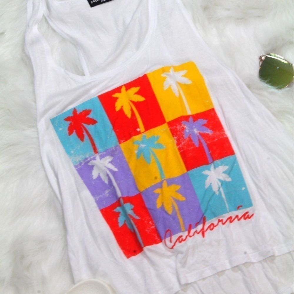 Cali Palm Trees Tank Top